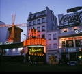 Moulin Rouge at nightfall. Kodak Ektachrome slide copyright (C) 2001 by Al Fasoldt. Click on the image for a larger view.